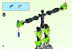 LEGO 44006 instructions page 12 – build guide