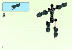 LEGO 44006 instructions page 6 – build guide