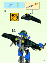 LEGO 44008 instructions page 23 – build guide