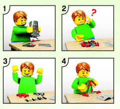LEGO 44009 instructions page 4 – build guide