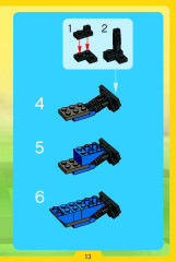 LEGO 4401 instructions page 13 – build guide