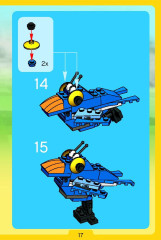 LEGO 4401 instructions page 17 – build guide