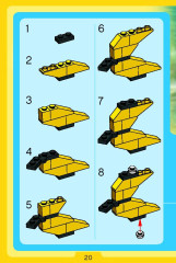 LEGO 4401 instructions page 20 – build guide