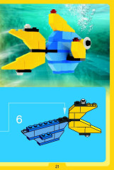 LEGO 4401 instructions page 21 – build guide