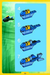 LEGO 4401 instructions page 30 – build guide