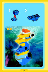 LEGO 4401 instructions page 34 – build guide