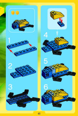 LEGO 4401 instructions page 41 – build guide