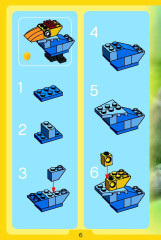 LEGO 4401 instructions page 6 – build guide