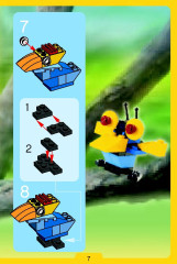 LEGO 4401 instructions page 7 – build guide