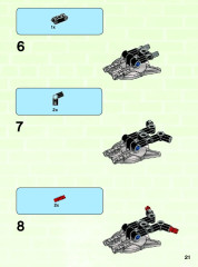 LEGO 44010 instructions page 21 – build guide