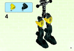 LEGO 44012 instructions page 9 – build guide