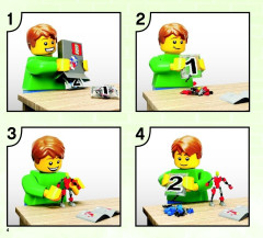 LEGO 44014 instructions page 4 – build guide