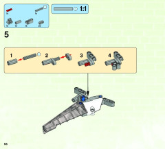 LEGO 44014 instructions page 56 – build guide