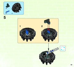 LEGO 44014 instructions page 63 – build guide