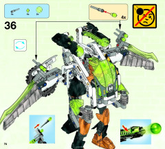 LEGO 44014 instructions page 74 – build guide