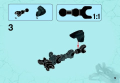 LEGO 44015 instructions page 9 – build guide