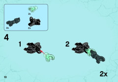 LEGO 44016 instructions page 10 – build guide