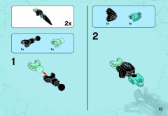 LEGO 44016 instructions page 13 – build guide