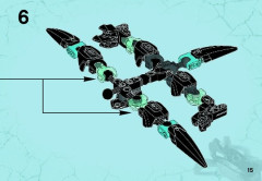 LEGO 44016 instructions page 15 – build guide