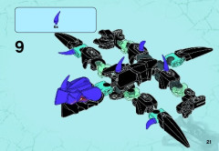 LEGO 44016 instructions page 21 – build guide