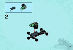 LEGO 44016 instructions page 7 – build guide