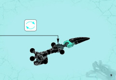 LEGO 44016 instructions page 9 – build guide