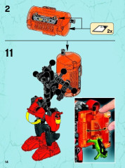 LEGO 44018 instructions page 14 – build guide