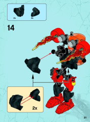 LEGO 44018 instructions page 21 – build guide