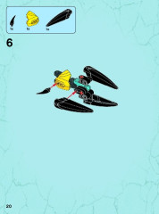 LEGO 44020 instructions page 20 – build guide