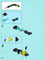 LEGO 44020 instructions page 22 – build guide