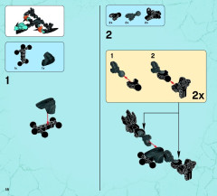 LEGO 44021 instructions page 18 – build guide