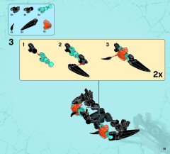LEGO 44021 instructions page 19 – build guide