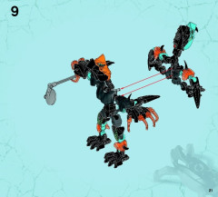 LEGO 44021 instructions page 21 – build guide