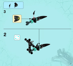 LEGO 44021 instructions page 7 – build guide