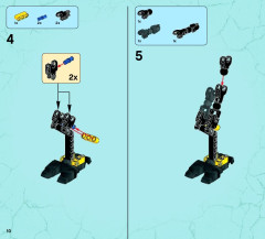LEGO 44022 instructions page 10 – build guide