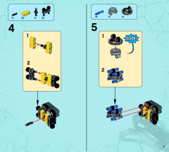LEGO 44022 instructions page 7 – build guide