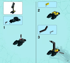 LEGO 44022 instructions page 9 – build guide