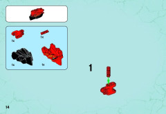 LEGO 44024 instructions page 14 – build guide