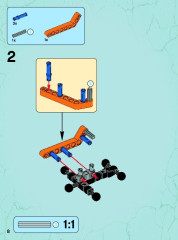 LEGO 44025 instructions page 8 – build guide
