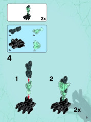 LEGO 44026 instructions page 9 – build guide