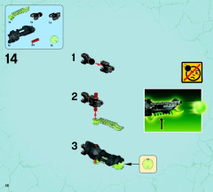 LEGO 44028 instructions page 16 – build guide