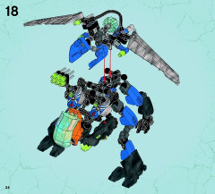 LEGO 44028 instructions page 34 – build guide