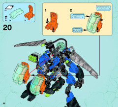 LEGO 44028 instructions page 36 – build guide