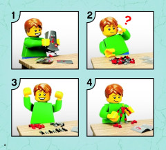 LEGO 44028 instructions page 4 – build guide