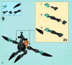 LEGO 44029 instructions page 20 – build guide