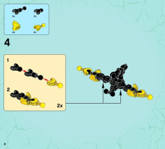 LEGO 44029 instructions page 8 – build guide