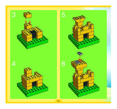 LEGO 4406 instructions page 10 – build guide