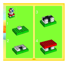 LEGO 4406 instructions page 17 – build guide