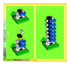 LEGO 4406 instructions page 57 – build guide