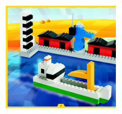 LEGO 4406 instructions page 6 – build guide